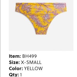 JCrew high rise bikini bottom